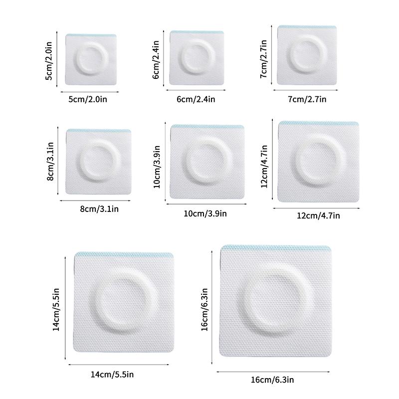 Одноразовые пластыри с касторовым маслом на пупок Самоклеящаяся повязка на пупок Одноразовые пластыри с касторовым маслом из спанлейса Наклейка на живот