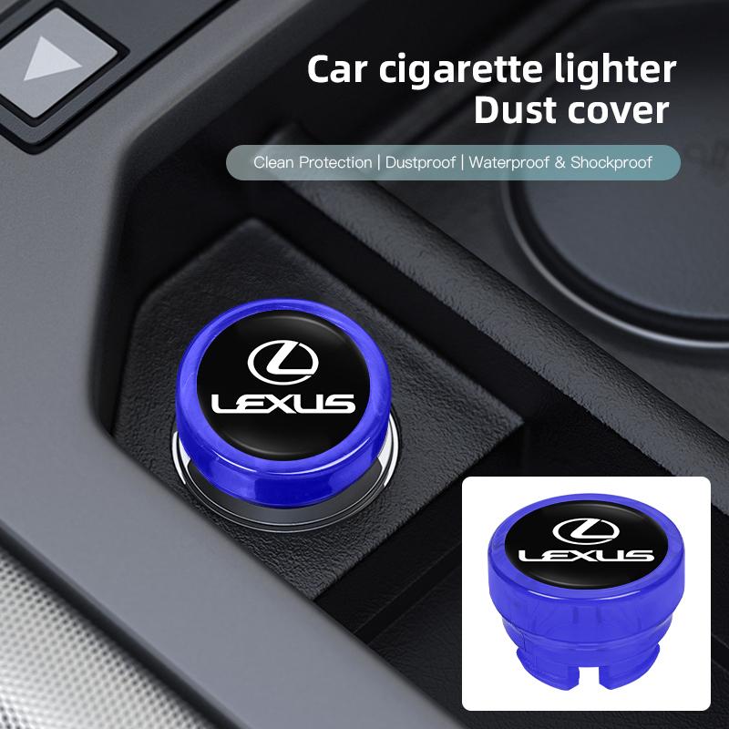 Car Cigarette Lighter Dust Proof Protect Cover Lighter Button For Lexus FSPORT LBX NX RX 350h 450h ES UX 300e GS GX IS LS LX CT