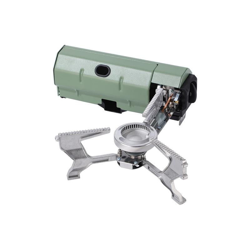 Cross-border Explosions Cassette Stove Outdoor Camping Portable Folding Stove Household Fierce Fire Gas Stove Gas Tank Magnetic Furnace.