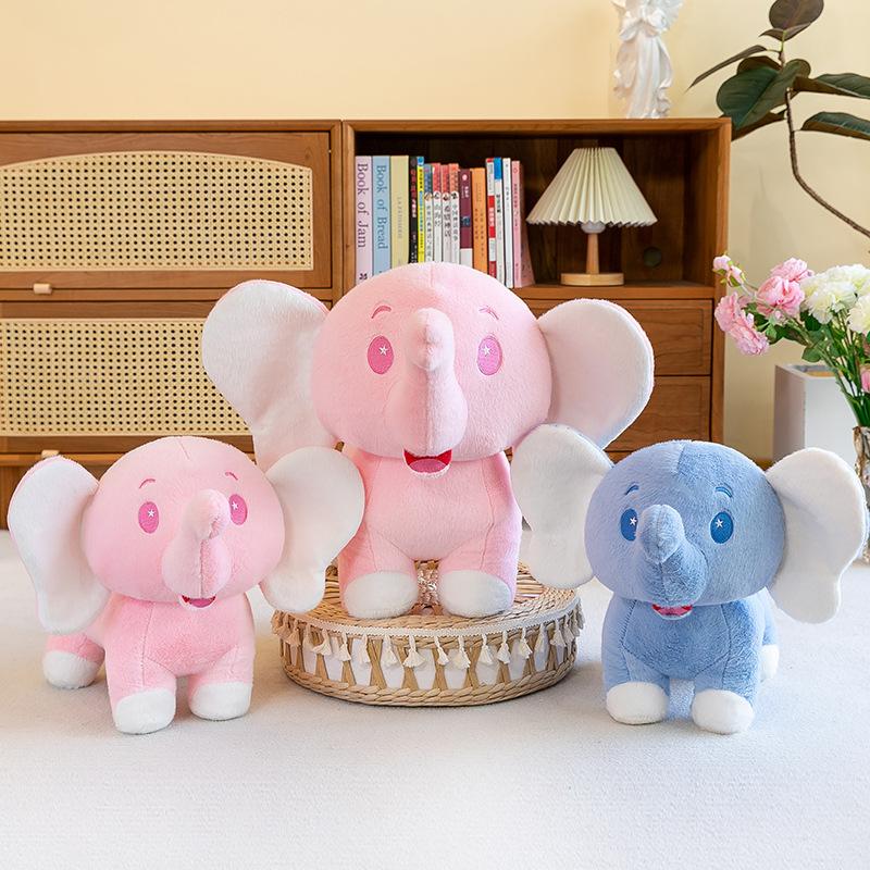 Plush Elephant Toys Dumbo Cartoon Animals Fill Doll Appease Accompany Gift Child