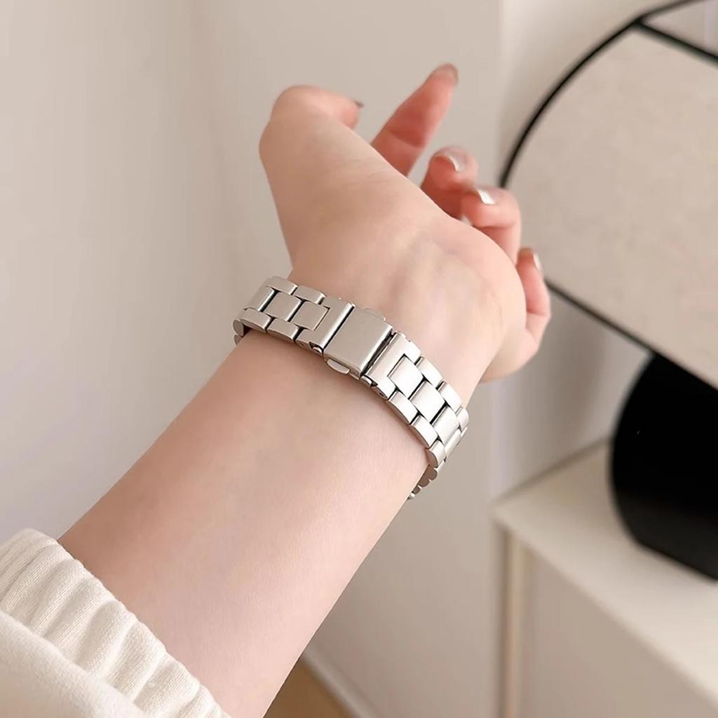 Ремешок из нержавеющей стали для Samsung Galaxy Watch 8/Classic 8 40 мм 44 мм Ремешок для Watch Ultra 2 Ремешок для Galaxy Watch 7 Ultra