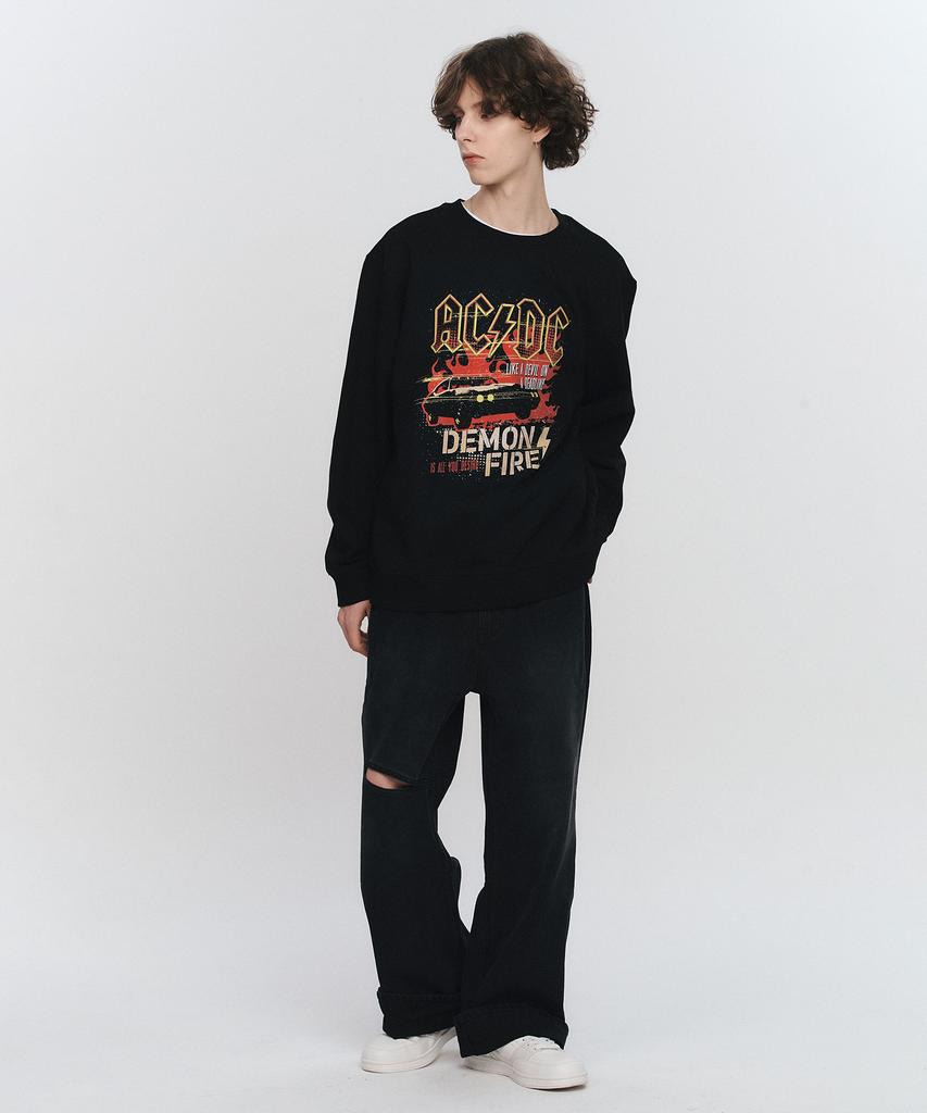 Свитшот Beulabado Acdc Demon Fire Bk (Brent2325)