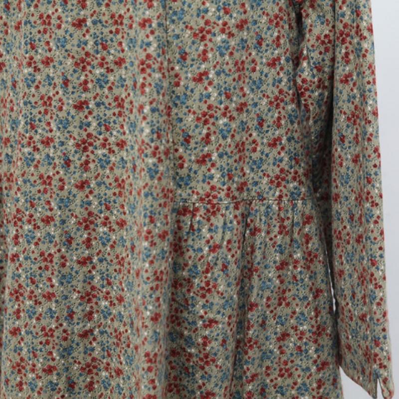 Shiz Madam Women S Winter Floral Shirring Flare dreSS N2745