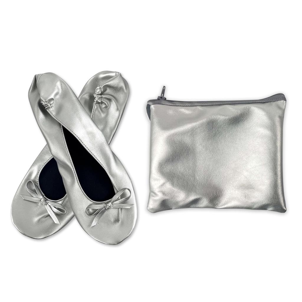 Maogu Foldable Shoes Portable Ballet Dancers Comfortable Ballroom Slip On Women Shoe Red Woman PU Ballerina Fitness Ballet Flats