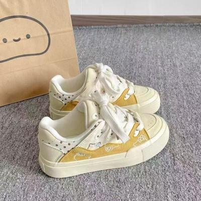 Туфли-лодочки женские новые универсальные нишевые туфли платформа белые туфли хлеб нишевые туфли на платформе