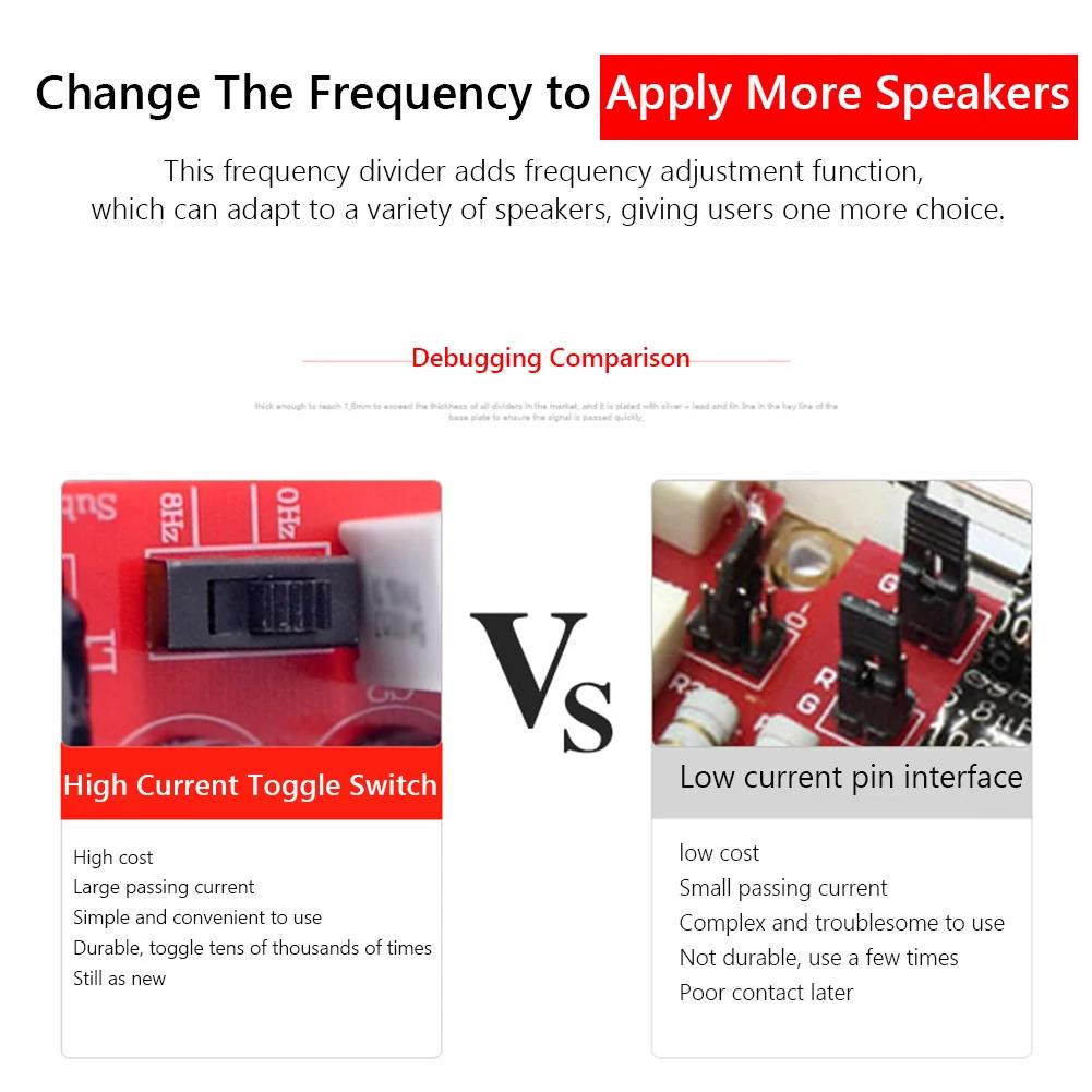 200 Вт Низкочастотный Динамик Сабвуфер Разделитель Частот HiFi Стерео Автомобильный Разделитель Частот Авто Аудио Звук Кроссовер