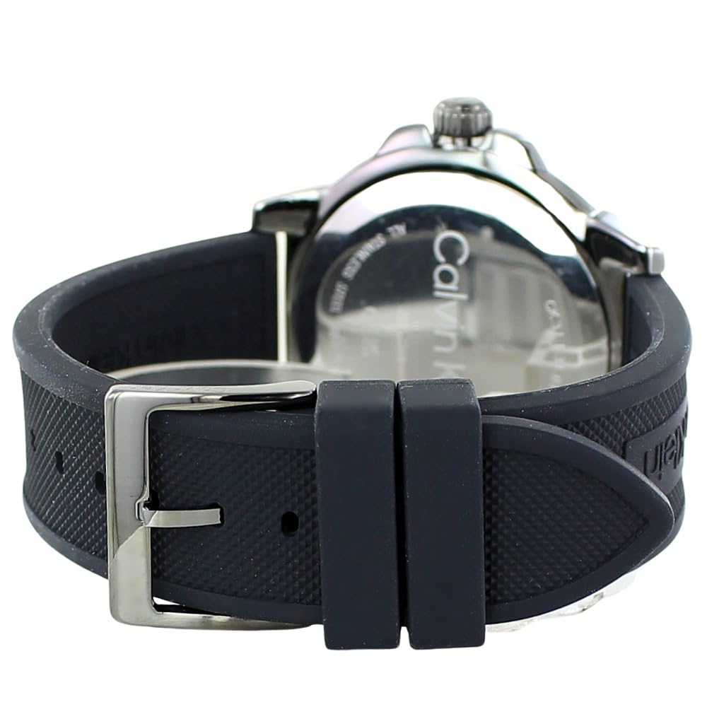 Watch Rubber Silicone Strap Black Watch Analog Clock 25200207 [Calvin Klein] Men's Men's [Item]