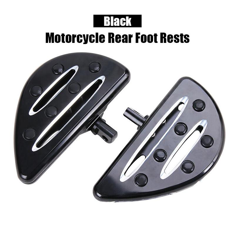 2Pcs Motorcycle Foot Rests CNC Aluminum Alloy Front Rear Pedals Fit For Harley Glide Travel Road King Motorcycle Accessories