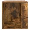 Side Table Smoked Oak 33x33x34.5 cm Wood Based Material