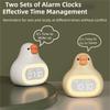 Creative Children's Night Light Touch Control Digital Alarm Clock  Bedroom Use