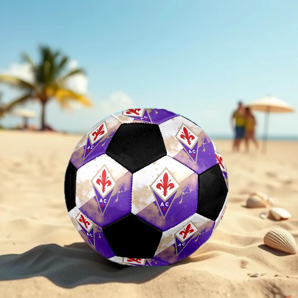 РАЗМЕР 5 Футбольный мяч ACF Fiorentina Цветной Для всех возрастов Машинная строчка ПВХ Готов к соревнованиям Прочный Высокий отскок