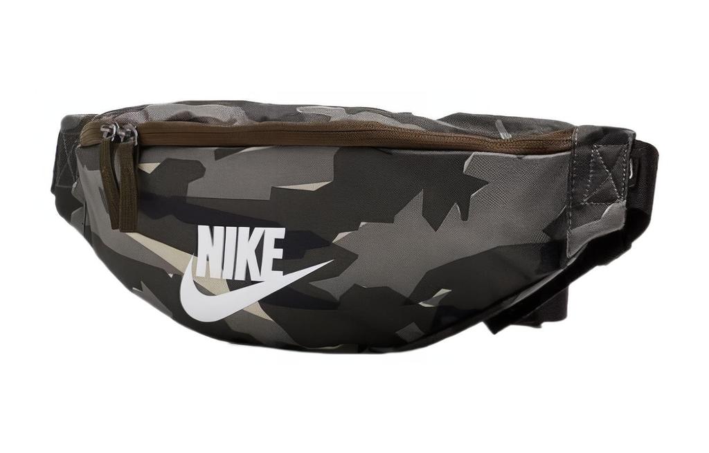 Nike Zoom Heritage Polyester Shoulder Bag, Crossbody Bag, Fanny Pack Regular Men's Green Camouflage CK0984-325