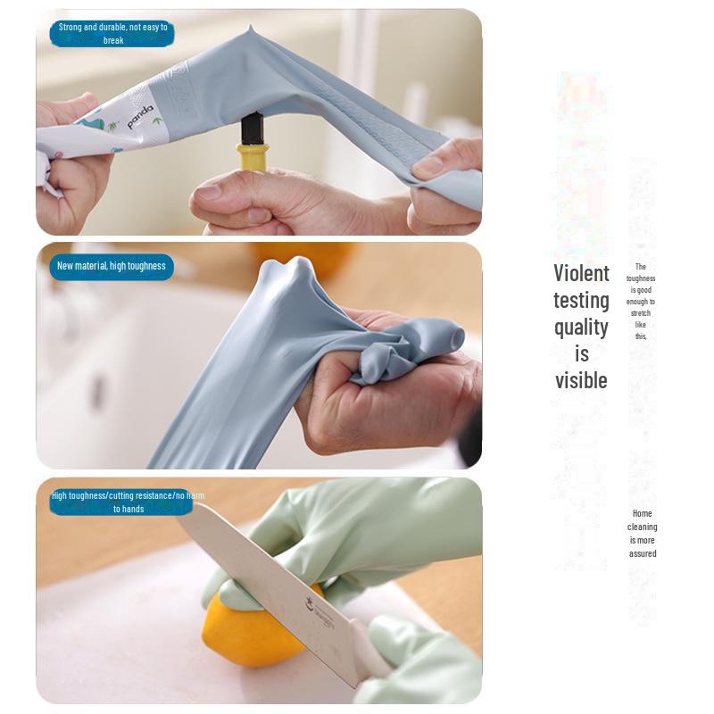 Прочные водонепроницаемые латексные перчатки из ПВХ для мытья посуды, уборки и работы по дому