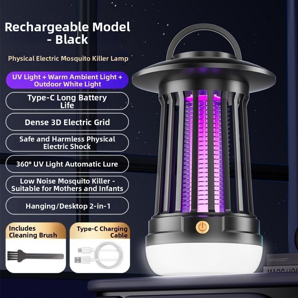 Anti-Mosquito Electric Mosquito Lamp USB Charging Killer Lamp Flies Trap Mosquito Killer  Home Use