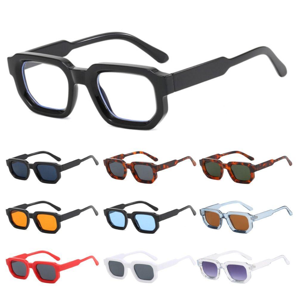 UV400 Protection Square Frame Sunglasses Y2K Eyewear Fashion Punk Sun Glasses for Women & Men