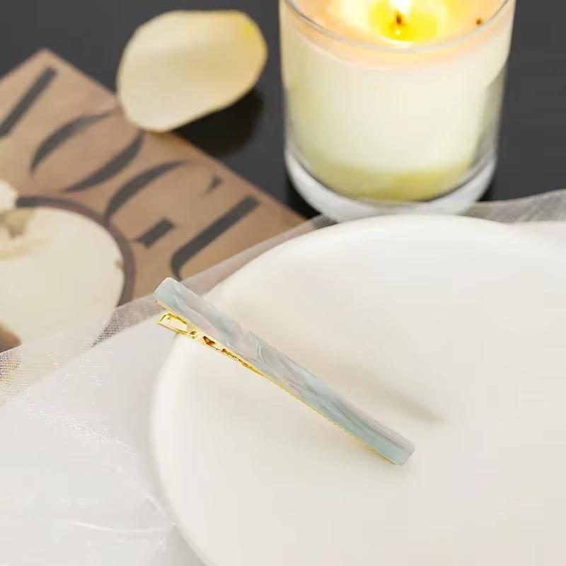 1 шт. модные заколки-аллигаторы из ацетатного цинкового сплава, заколки для волос, простые прямоугольные заколки для волос, головные уборы, женские аксессуары для волос