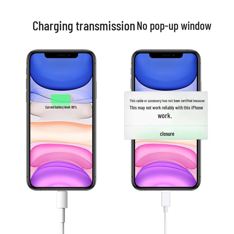 Универсальный кабель для сверхбыстрой зарядки Lightning для iPhone 11 Pro, 13, 14 и iPad 12