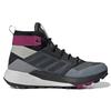 adidas Ботинки Terrex Trailmaker Mid Gtx Амортизирующие Нескользящие Средние Спортивные Уличные Ботинки Женская Обувь Черный Серый FY2236