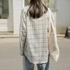 Women's Korean Retro Plaid Early Spring Jacket - Versatile, Sun Protection, Plus Size, Fresh Style