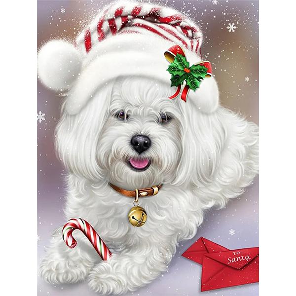 5D DIY Алмазная картина Набор Милый щенок Искусство Алмазная вышивка Стразы Украшения для дома