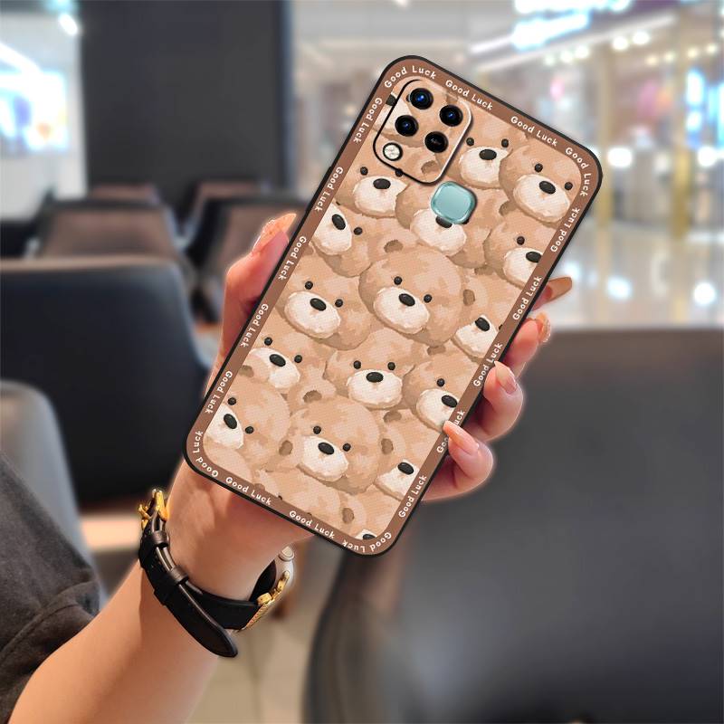Грязеотталкивающий Ударопрочный Чехол для телефона Для infinix X689/X689C/Hot 10S/Hot 10T Водонепроницаемый Полная защита Мультяшный Милый