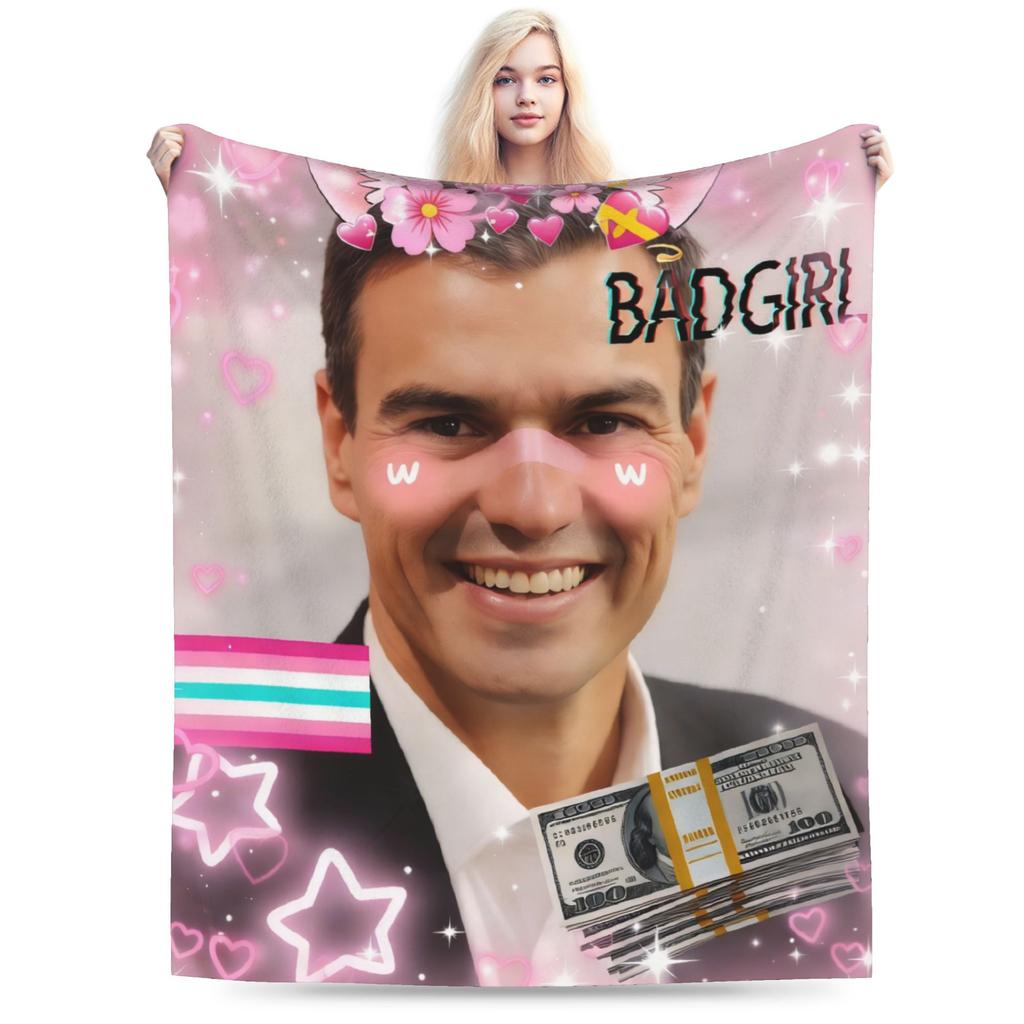 Super Soft Blankets Boy Girl Decorative Pedro Sanchez Throw Blanket Flannel For Couch Chair Sofa Bed Novelty Sofa Bed Cover