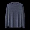 Hengyuanxiang Men's 100% Pure Wool Thickened Mock Neck Pullover Sweater