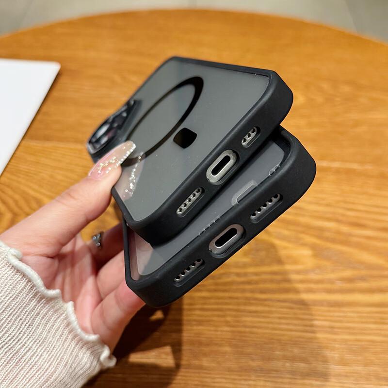 Premium Magnetic Metal Frame Skin-Feel Phone Case for iPhone 17 Series