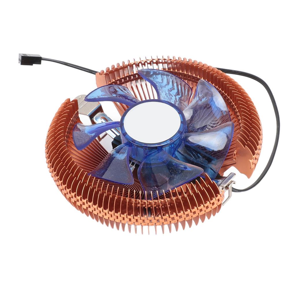Вентилятор радиатора ЦП, алюминиевый кулер ЦП с динамической подсветкой для Intel LGA 775 1155 1156 1200 DC12V