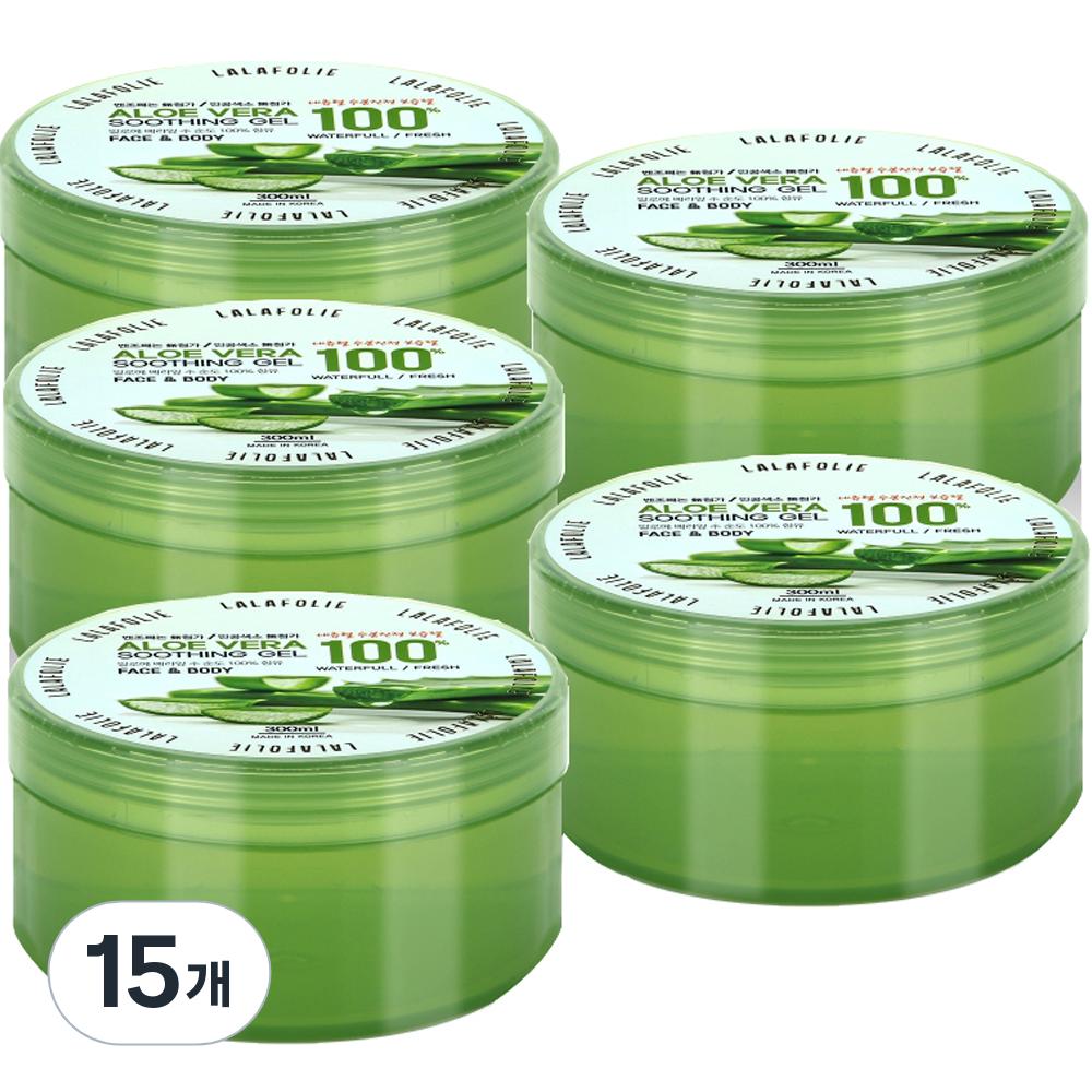 Lalapoli Aloe Vera Soothing Gel, 300ml, 15 Pieces