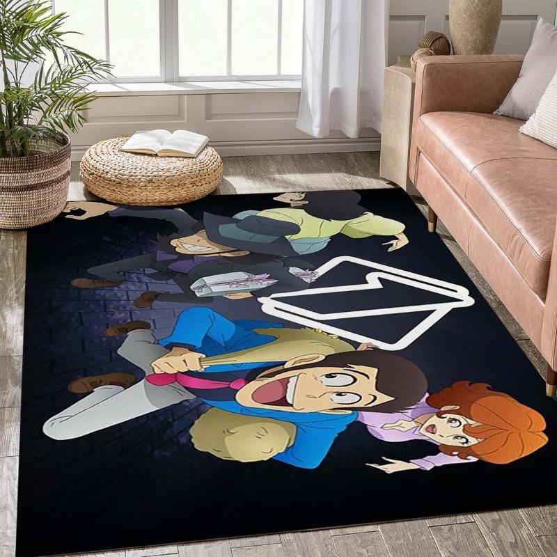 Lupin The Third Full Character Anime Print Living Room Area Rug Soft Wear Resistant Floor Mat Sofa Bedroom Home Decor Carpet