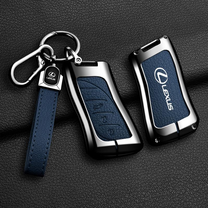 Vintage Leather Car Key Case Fob Cover For Lexus RX 300 330 350 400h ES GS RX LX GS GX NX Is 250 200 LX470 570 GX460 470 CT200h AEO1