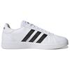 Adidas Neo Grand Court Synthetic Leather Comfortable Low-Top Sneakers Men Sneakers White Black GW9250