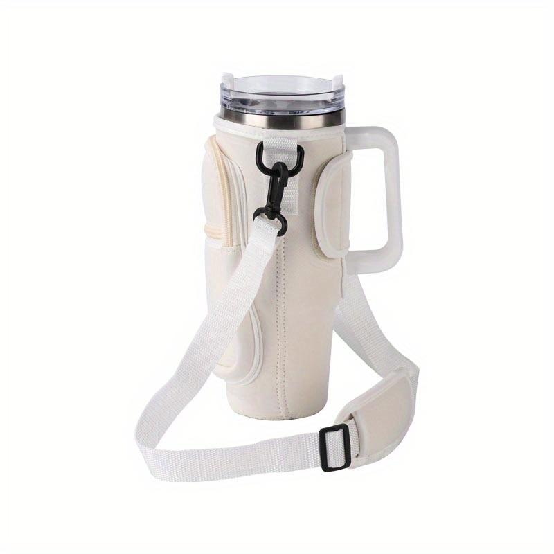 Аксессуар для чашки Сумка для бутылки с водой, Портативный держатель для бутылки с водой с регулируемым ремешком