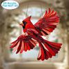 20cm,Spring Cardinal Bird Home Ornament 2D Acrylic Daylight Absorber, Garden and Home Decor Holiday Decor Female Inspiration Gifts Room Decor