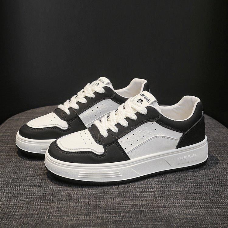 Маленькие белые туфли женские 2025 весна и осень новые универсальные платформа досуг спорт студенты маленькие белые туфли кеды женские