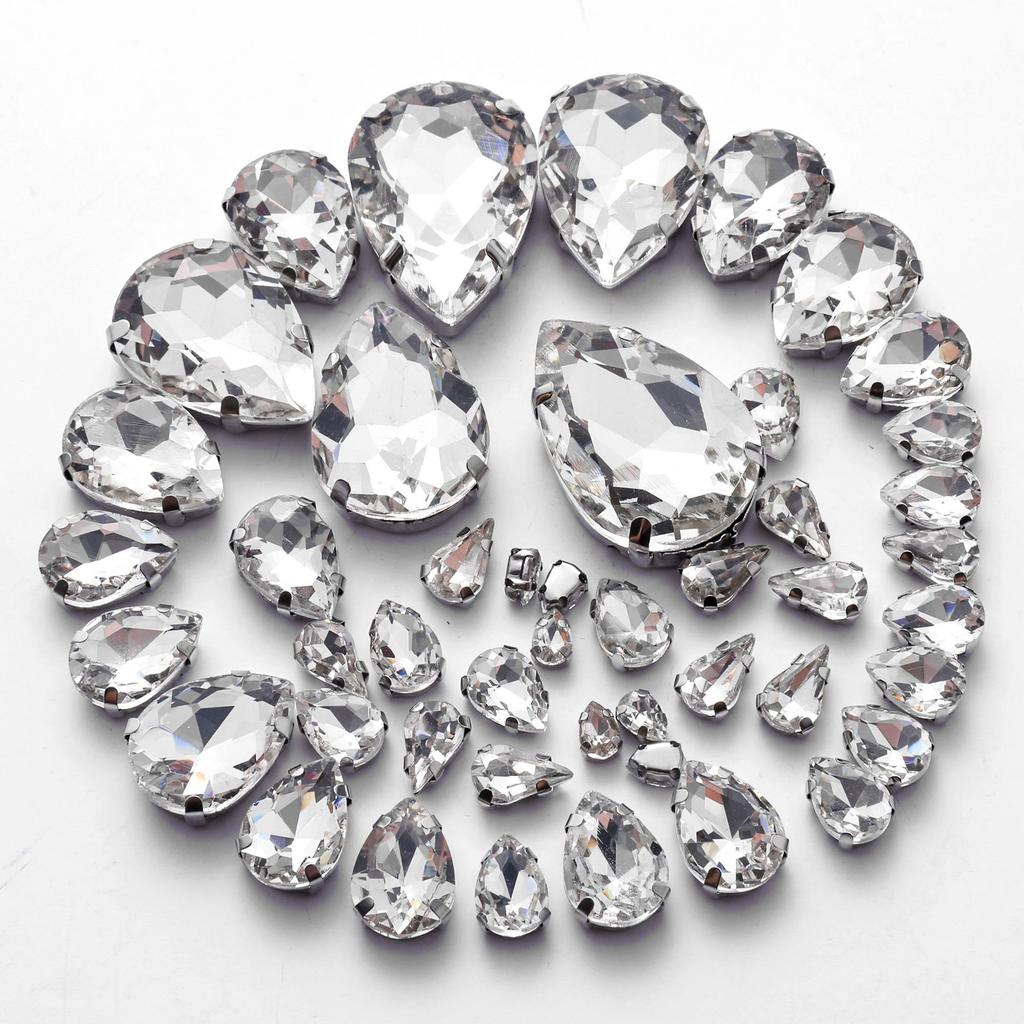 Смешанные кристаллы, стекло, пришитые вручную бриллианты, каплевидные, овальные, конский глаз, одинарный коготь, дрель, хрустальная пряжка, сделай сам, ювелирные аксессуары, стразы, пришивные бусины