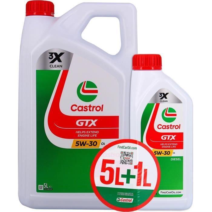 Моторное масло - CASTROL GTX - 5W-30 C4 - 5л+1л - Специальное предложение