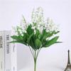 Home&Party Decor 7 Branch Artificial Flowers Artificial Lily Silk Fake Flower Valley Bunch Flower