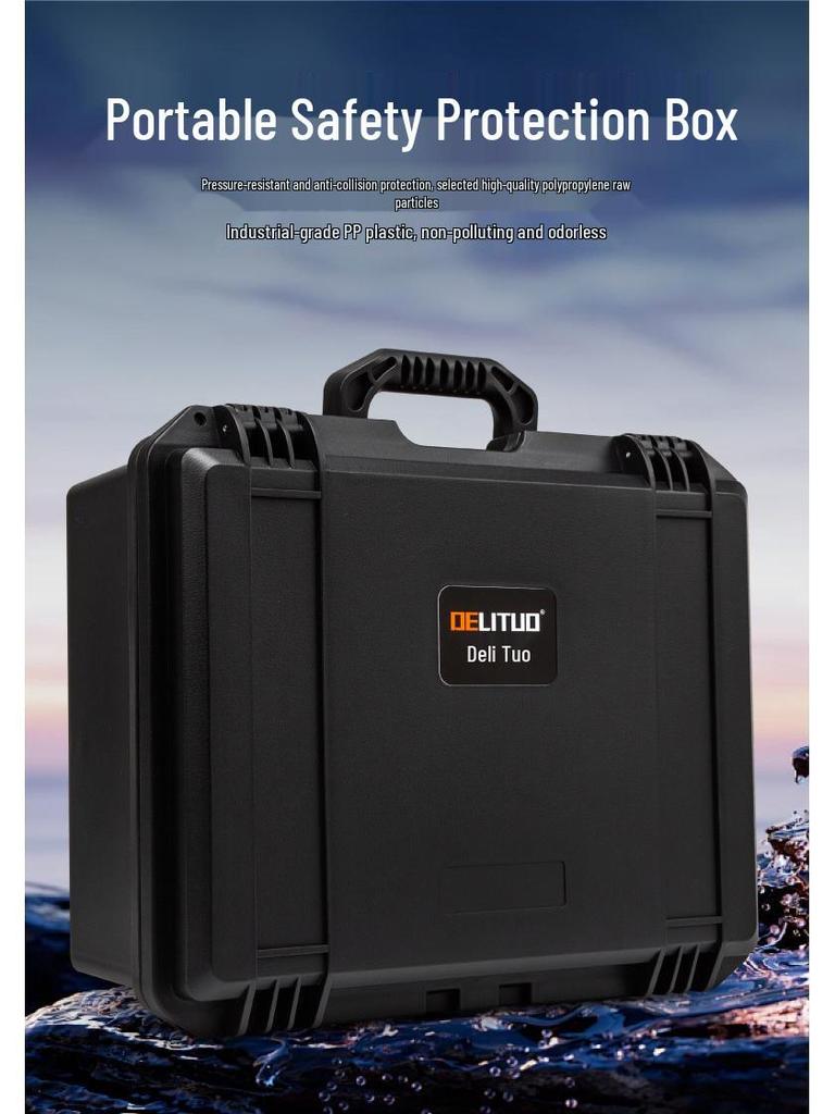Пластиковый водонепроницаемый ударопрочный защитный бокс для камеры и оборудования