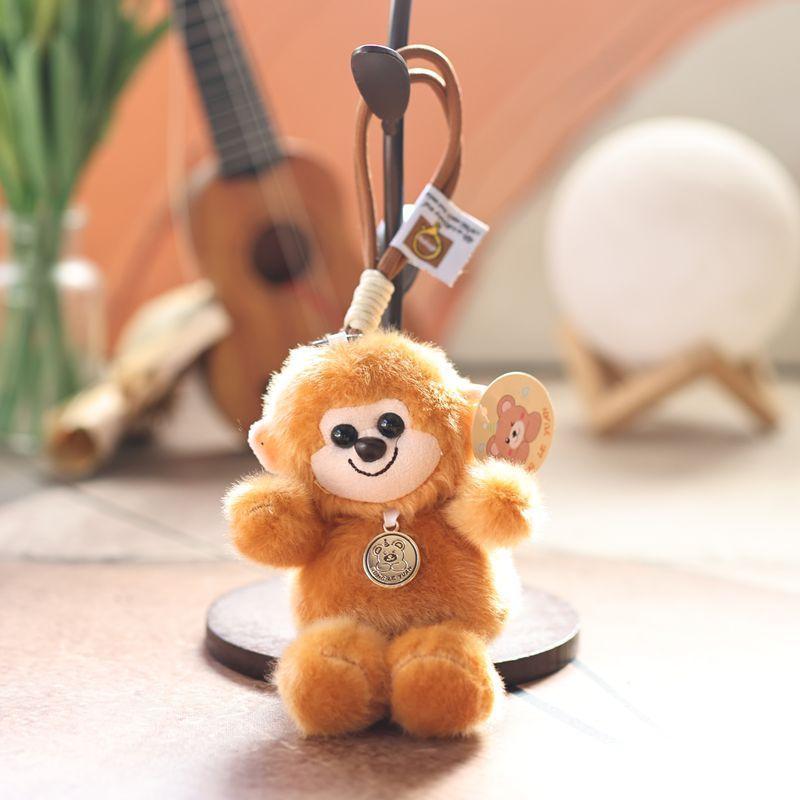 Raccoon Plush Toy Keychain With Soft Cotton Filling For Kids And Adults