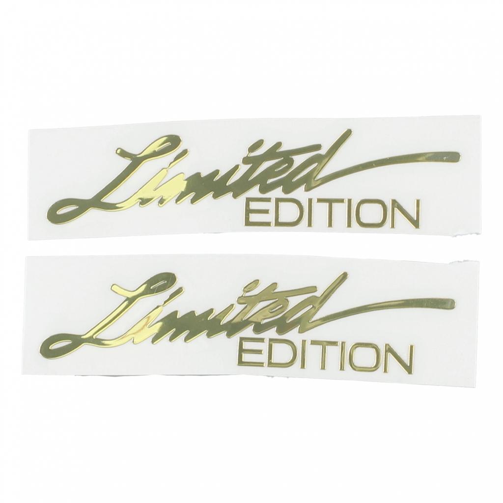 Наклейка на автомобильную эмблему стильная 1,8*7,5 см 2 шт 3D