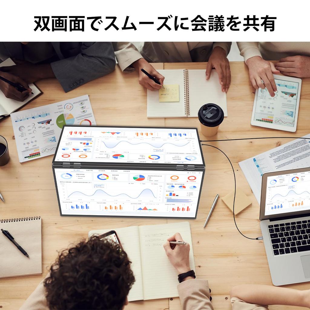 Dual Monitor Inch InnoView No Driver Required Foldable Dual Display sRGB 100Hz 2 Monitors FHD1080p Triple Monitor Auto Rotate Full Function Standard