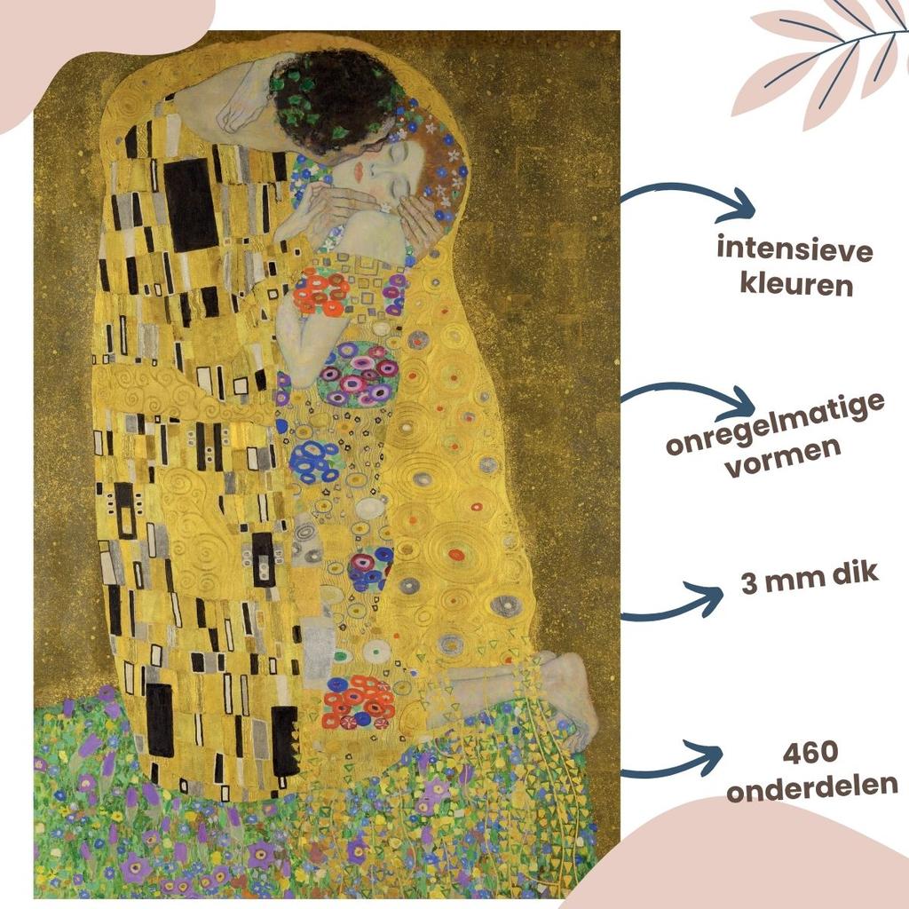 The Kiss Puzzle Gustav Klimt XL | The Kiss Picture Puzzle