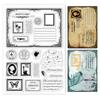 PVC Plastic Stamps for DIY Scrapbooking Photo Album Decorative Cards Making Stamp Sheets Word 16x11x0.3cm