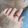 Adjustable Trendy Rose Gold Zircon Ring for Women