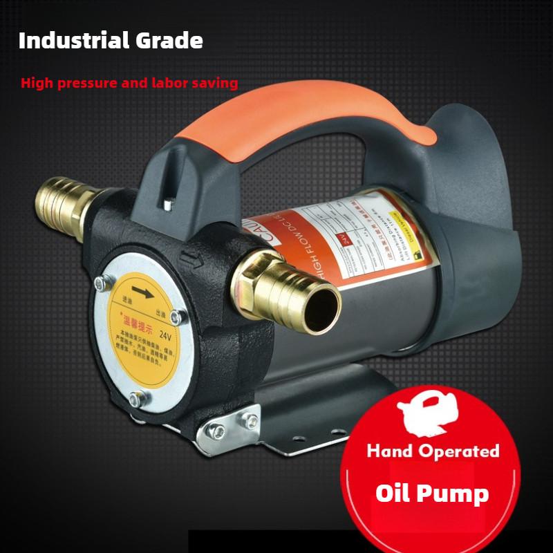 300W Self Priming Electric Oil Pump High-Pressure Gear 12V24V220V Diesel Refueling Pump Portable Industrial Oil Pumping Machine