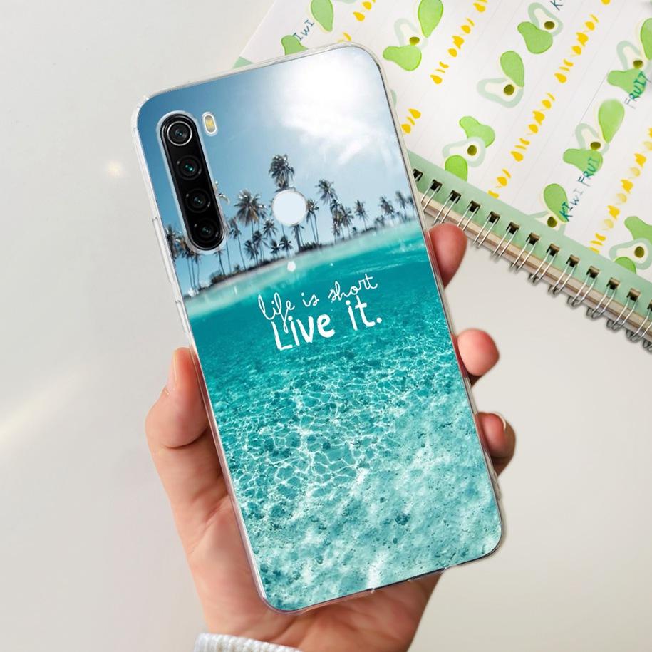 Для чехла Xiaomi Redmi Note 8T Note 8 2021 Чехол Популярный Мраморный Прозрачный Силиконовый Мягкий Funda Для Xiaomi Redmi Note 8 Pro Note8 Coque