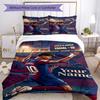 Ламин Ямаль Персонализированный с вашим именем Комплект постельного белья Дышащий пододеяльник с наволочками Декоративное постельное белье для спальни Украшение дома Подарок на день рождения