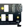 Black Dual Bay PCIe 4.0 to M.2 NVMe SSD Adapter Card